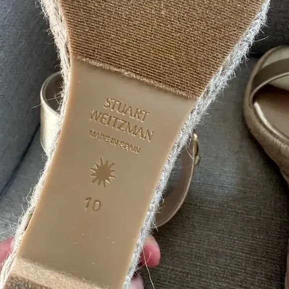 NWOT: Stuart Weitzman Lexia Espadrille Wedges - Picture 6 of 7